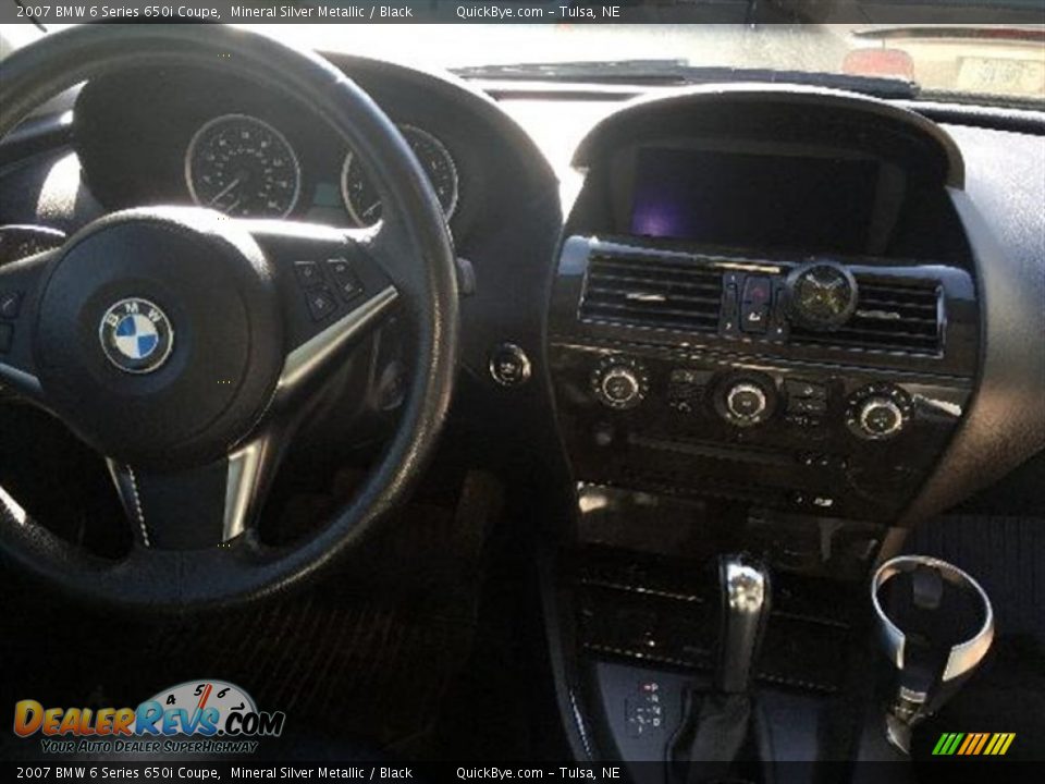 2007 BMW 6 Series 650i Coupe Mineral Silver Metallic / Black Photo #4