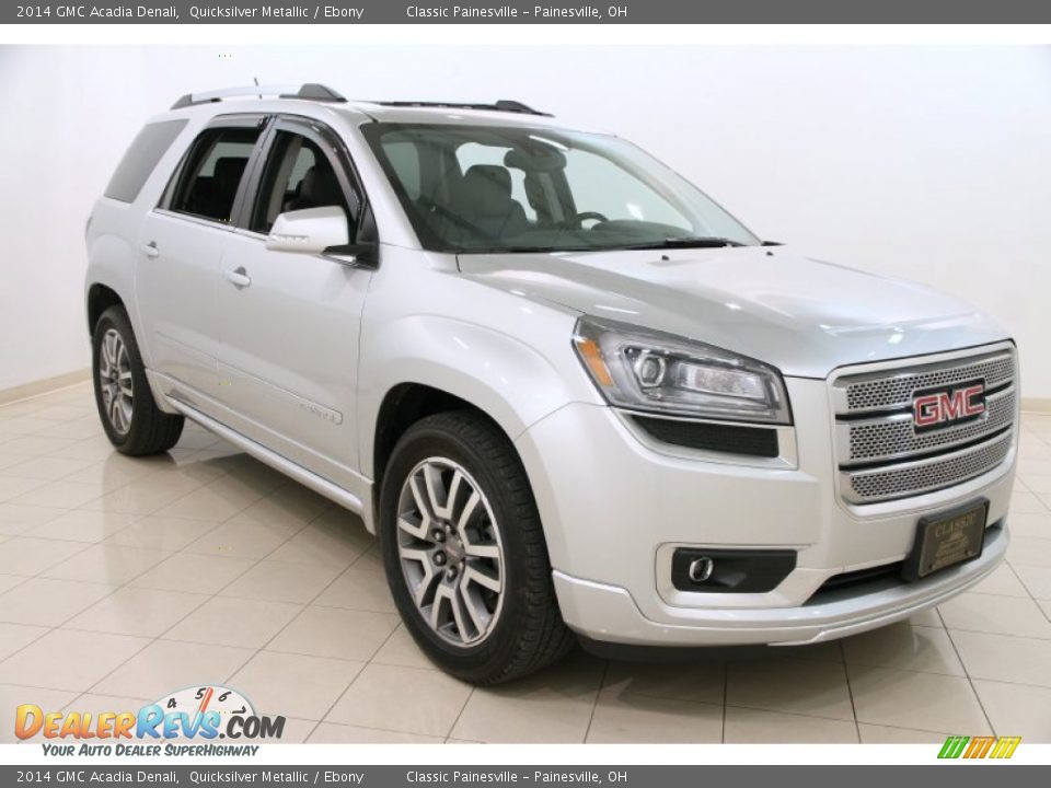 2014 GMC Acadia Denali Quicksilver Metallic / Ebony Photo #1