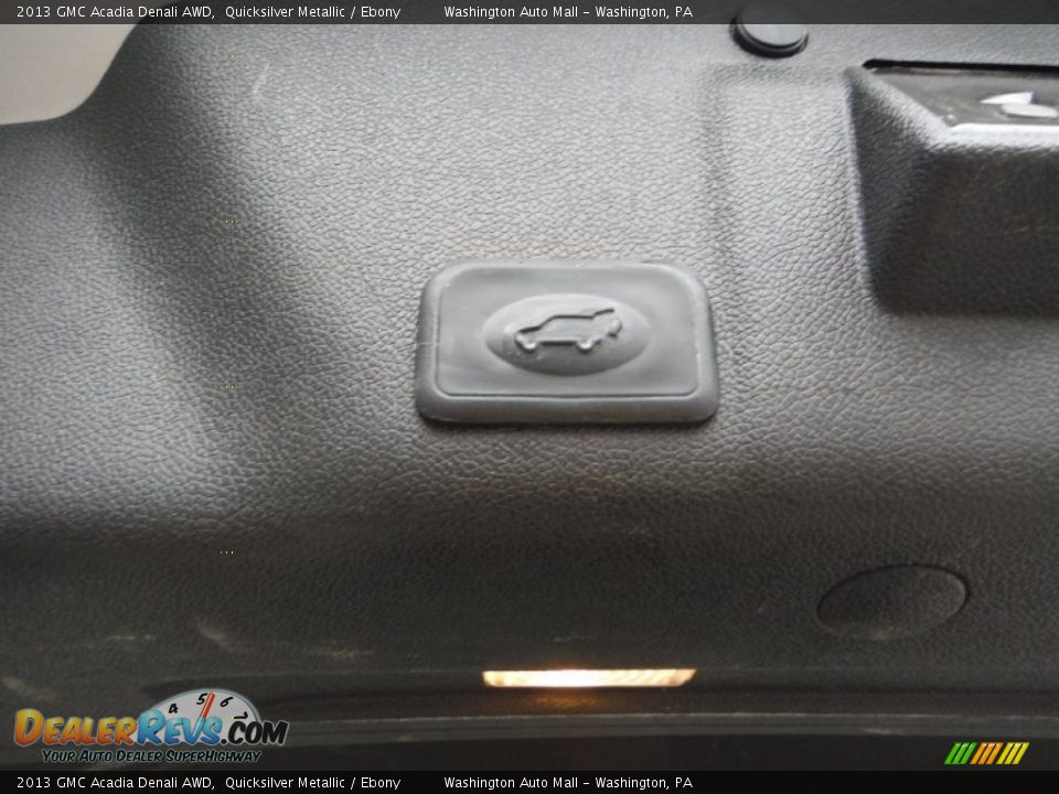 2013 GMC Acadia Denali AWD Quicksilver Metallic / Ebony Photo #22