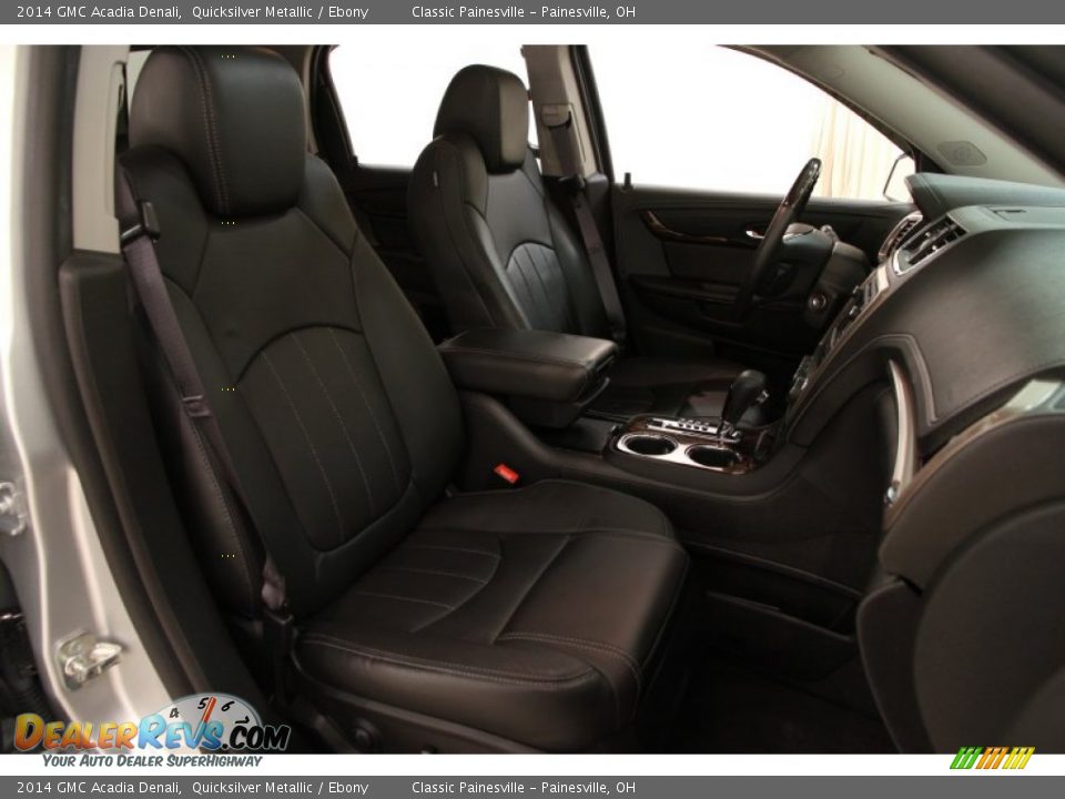 2014 GMC Acadia Denali Quicksilver Metallic / Ebony Photo #11