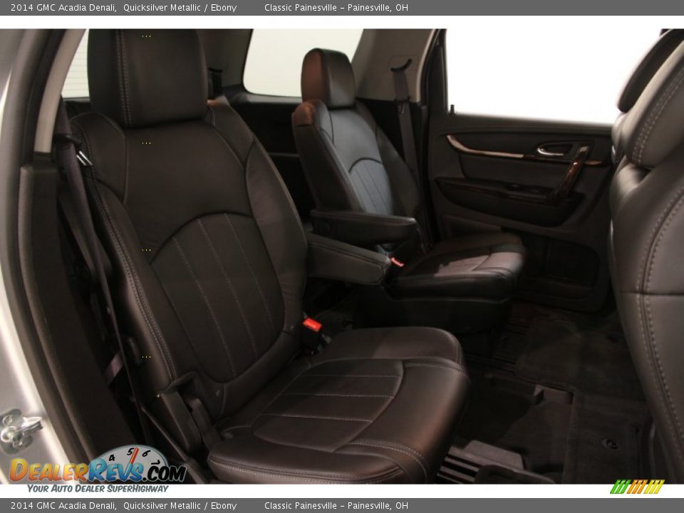 2014 GMC Acadia Denali Quicksilver Metallic / Ebony Photo #12