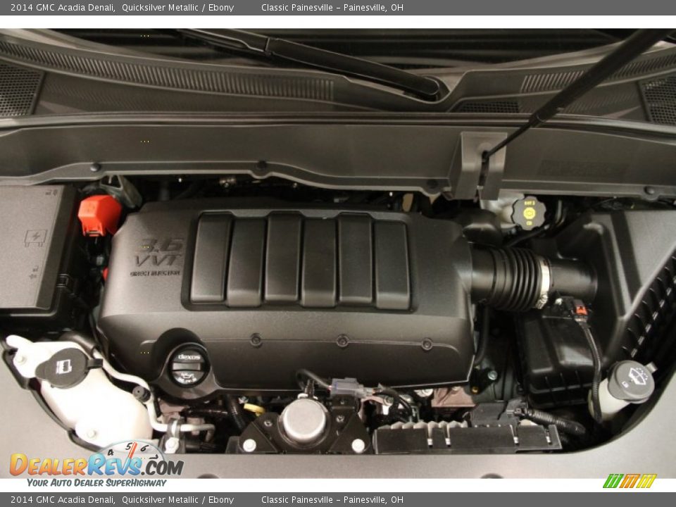 2014 GMC Acadia Denali Quicksilver Metallic / Ebony Photo #15