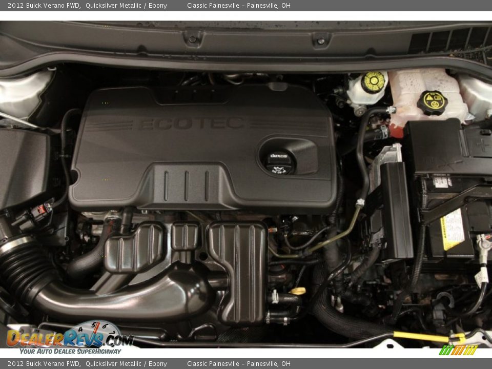2012 Buick Verano FWD Quicksilver Metallic / Ebony Photo #14