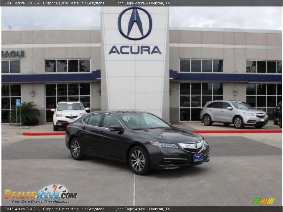 2015 Acura TLX 2.4 Graphite Luster Metallic / Graystone Photo #1