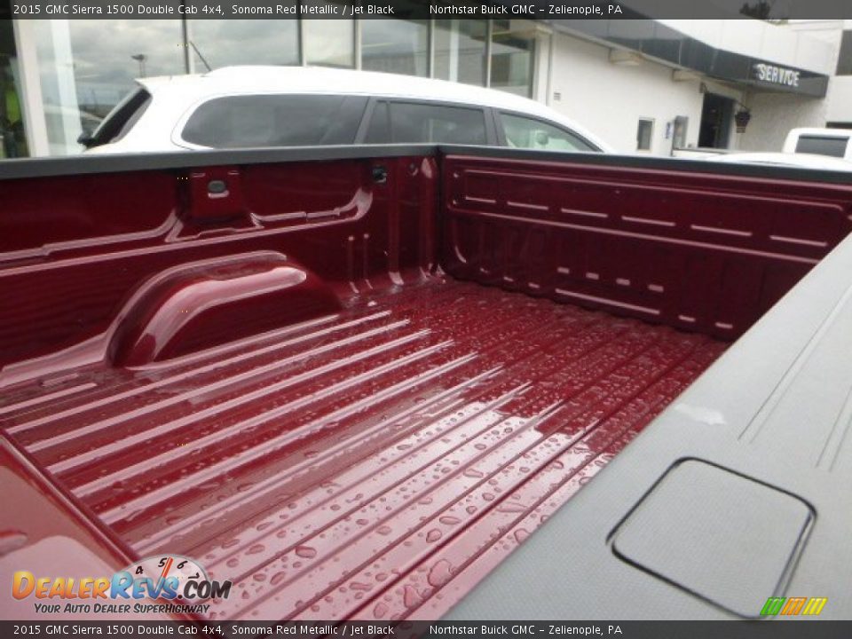 2015 GMC Sierra 1500 Double Cab 4x4 Sonoma Red Metallic / Jet Black Photo #3