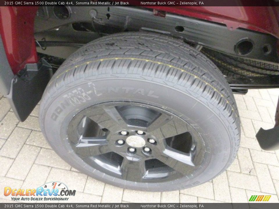 2015 GMC Sierra 1500 Double Cab 4x4 Sonoma Red Metallic / Jet Black Photo #4