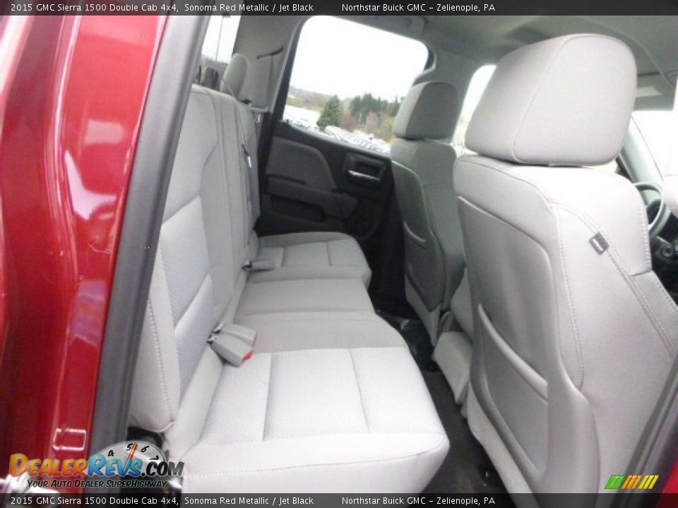 2015 GMC Sierra 1500 Double Cab 4x4 Sonoma Red Metallic / Jet Black Photo #7