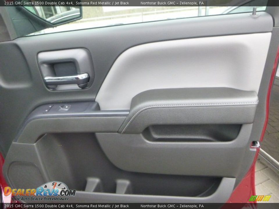 2015 GMC Sierra 1500 Double Cab 4x4 Sonoma Red Metallic / Jet Black Photo #8