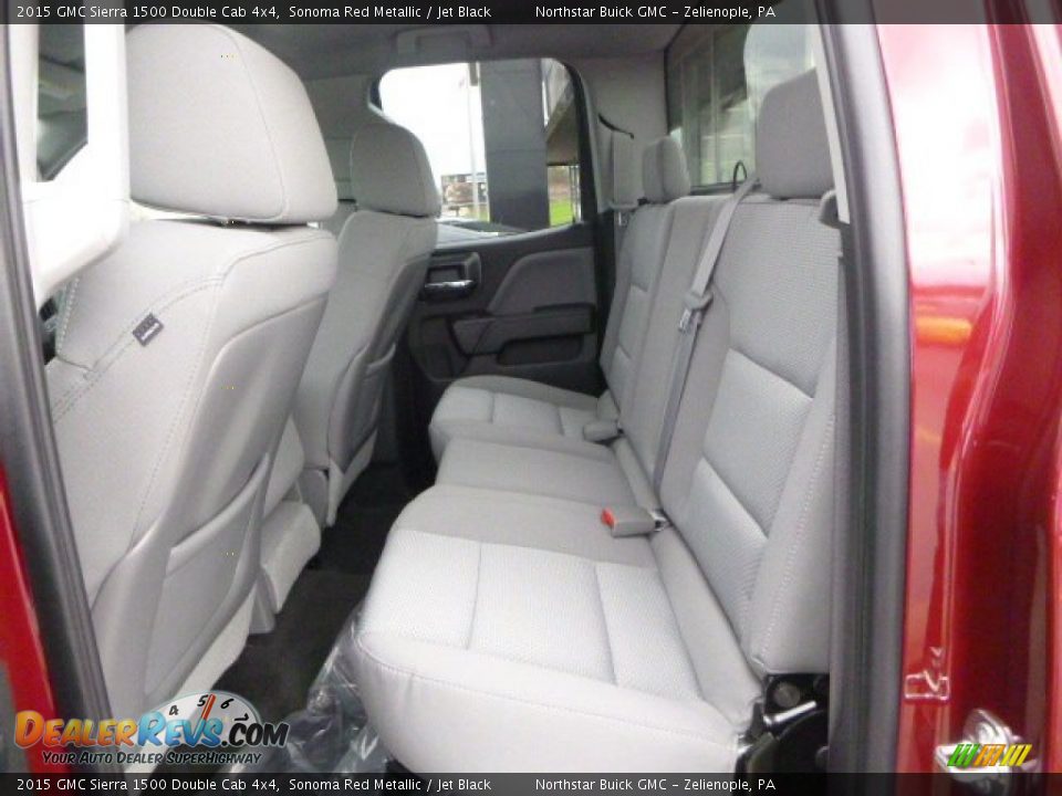2015 GMC Sierra 1500 Double Cab 4x4 Sonoma Red Metallic / Jet Black Photo #11