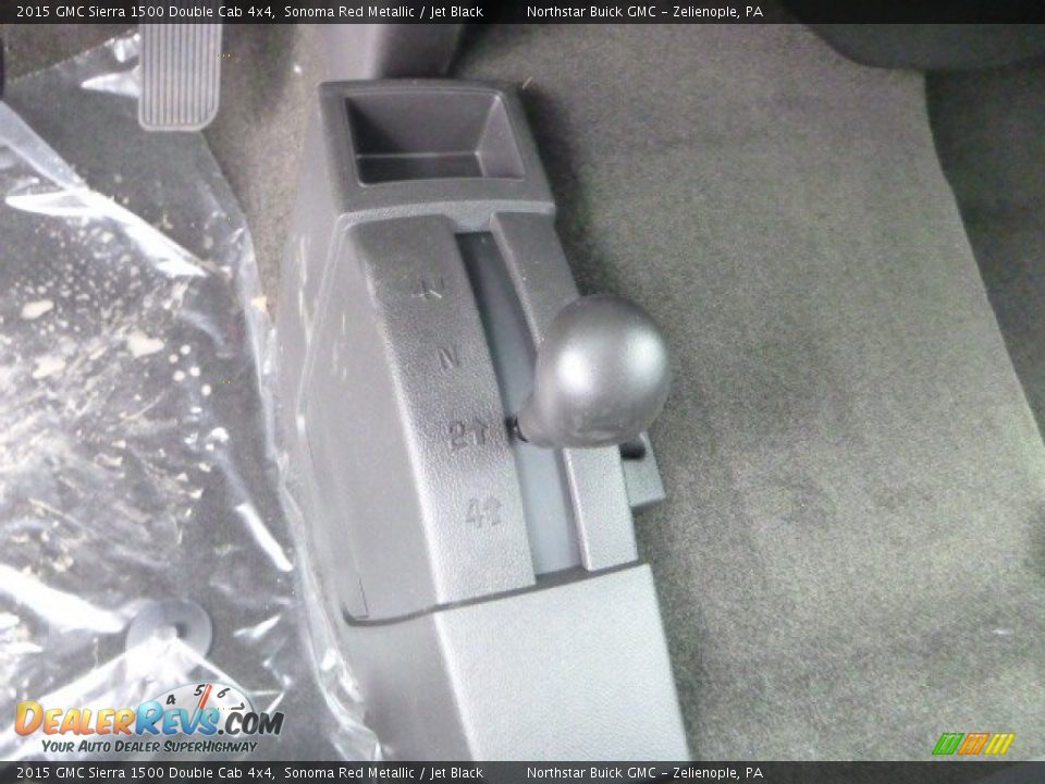 2015 GMC Sierra 1500 Double Cab 4x4 Sonoma Red Metallic / Jet Black Photo #18