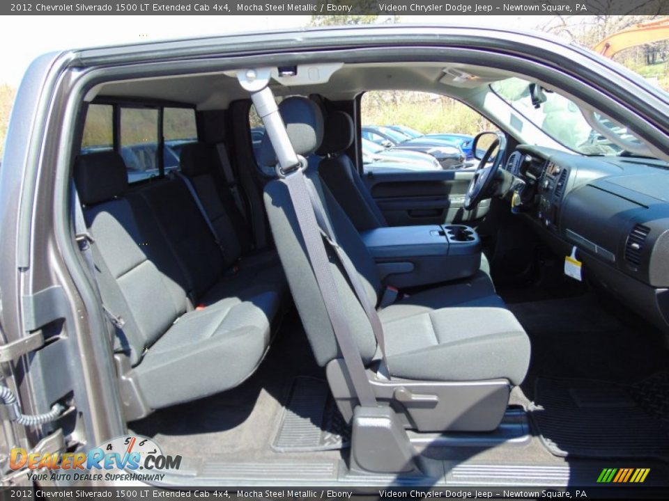 2012 Chevrolet Silverado 1500 LT Extended Cab 4x4 Mocha Steel Metallic / Ebony Photo #23