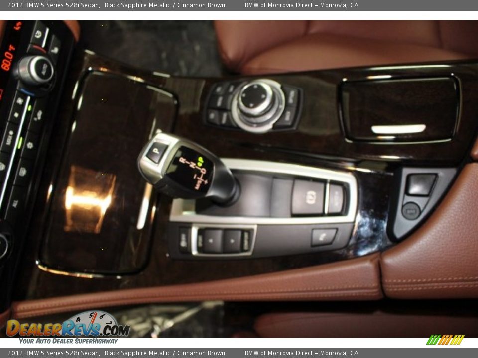 2012 BMW 5 Series 528i Sedan Black Sapphire Metallic / Cinnamon Brown Photo #10