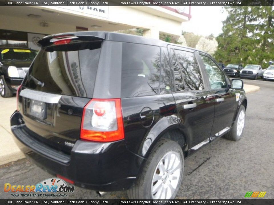 2008 Land Rover LR2 HSE Santorini Black Pearl / Ebony Black Photo #9