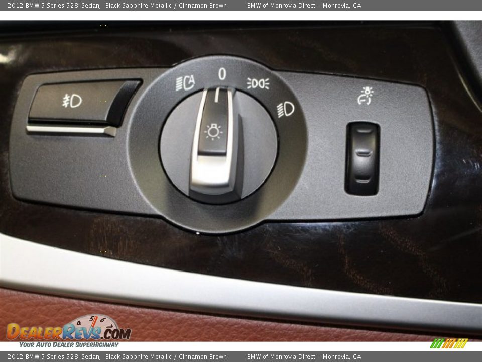 2012 BMW 5 Series 528i Sedan Black Sapphire Metallic / Cinnamon Brown Photo #23