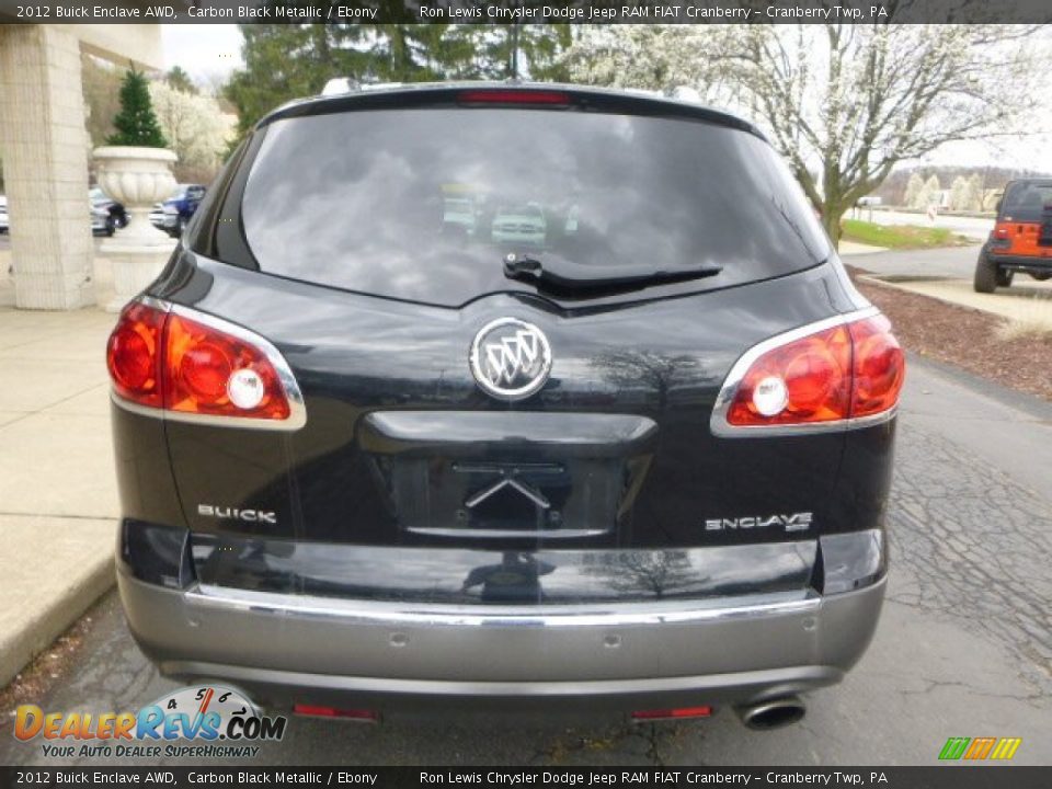 2012 Buick Enclave AWD Carbon Black Metallic / Ebony Photo #8