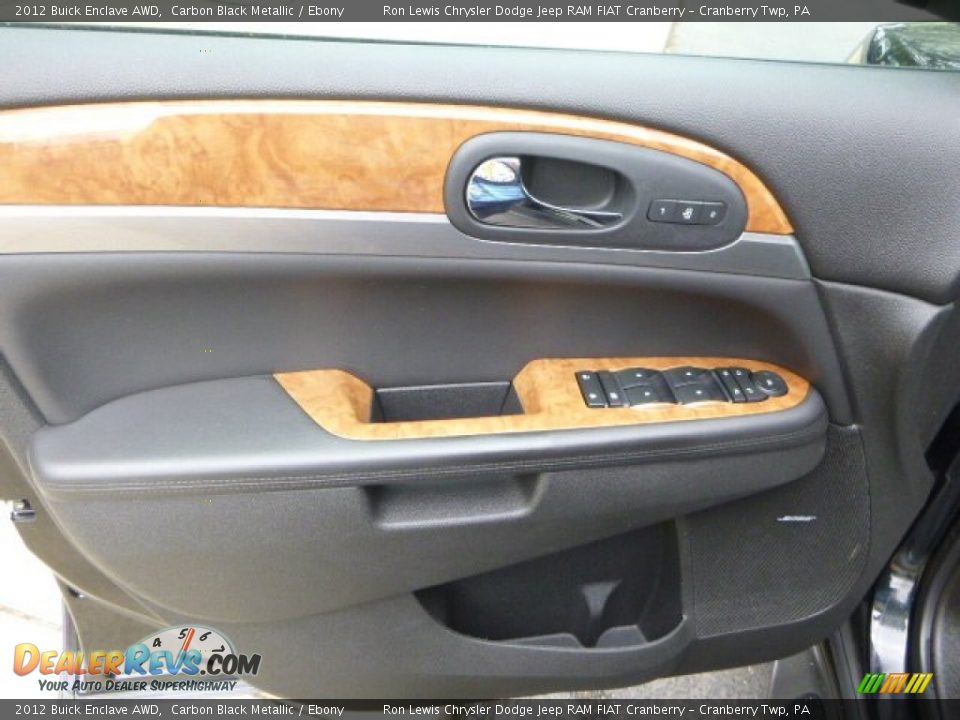 2012 Buick Enclave AWD Carbon Black Metallic / Ebony Photo #16