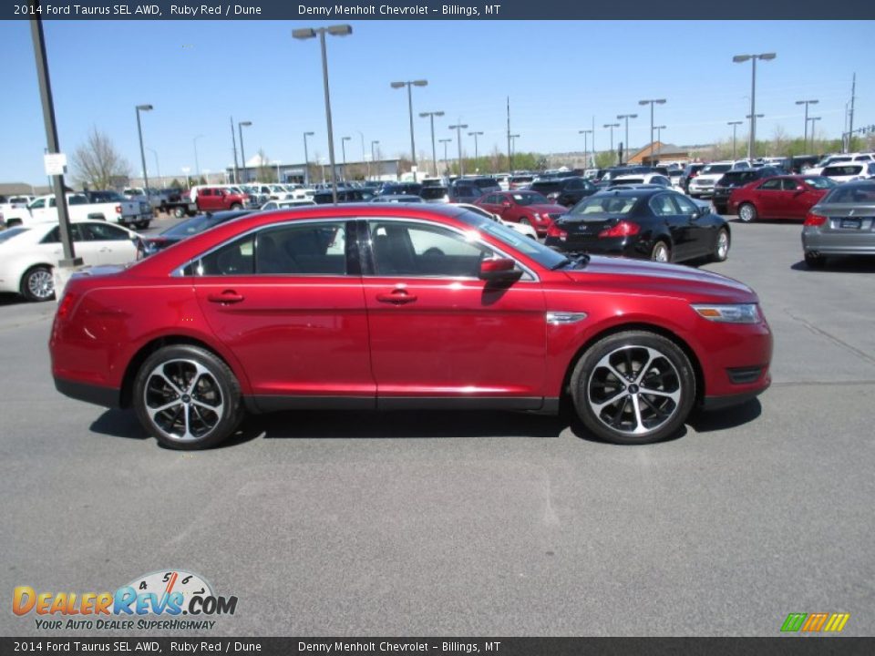 Ruby Red 2014 Ford Taurus SEL AWD Photo #7