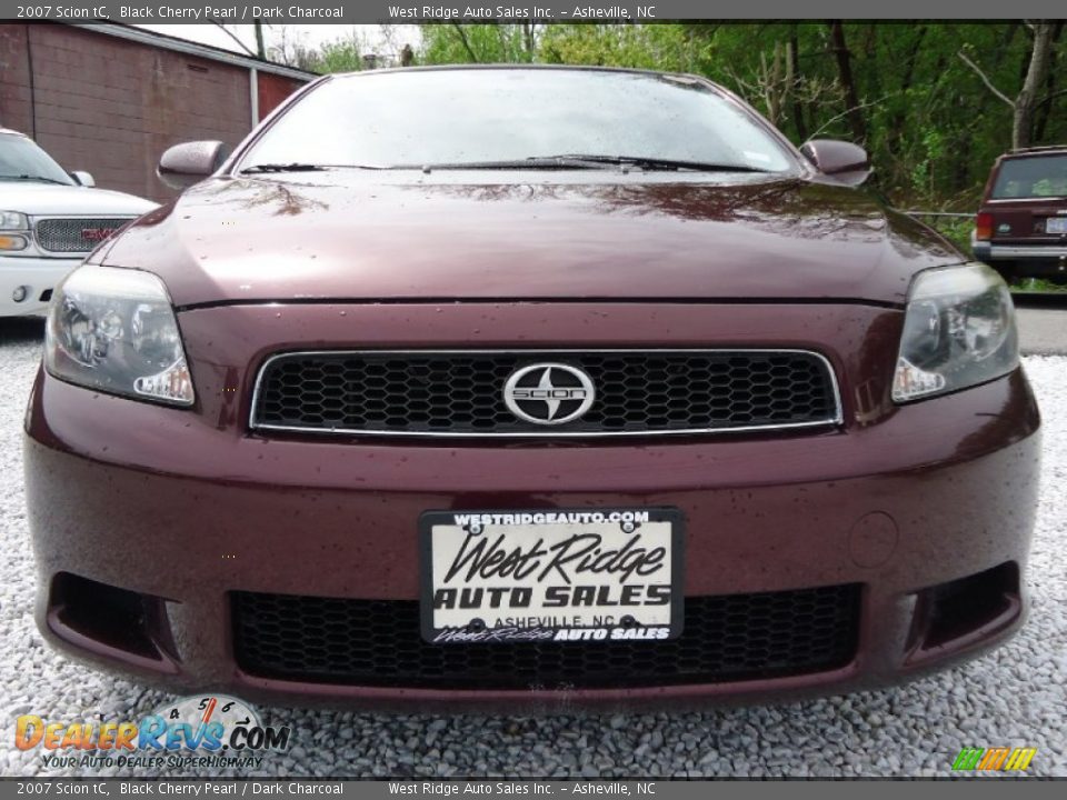 2007 Scion tC Black Cherry Pearl / Dark Charcoal Photo #2