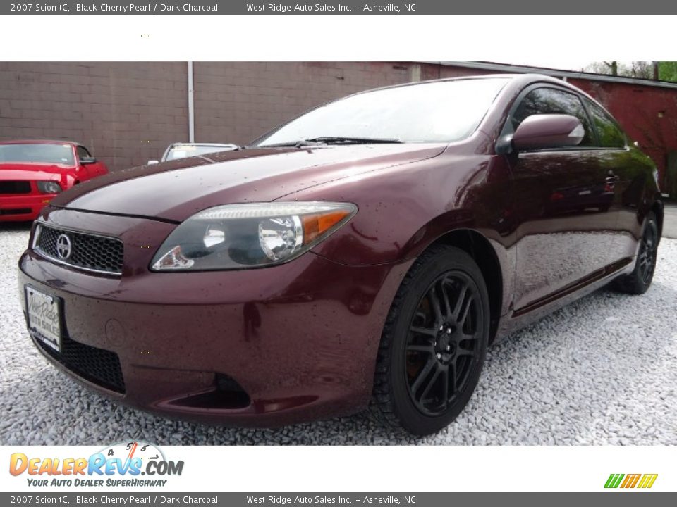 2007 Scion tC Black Cherry Pearl / Dark Charcoal Photo #3