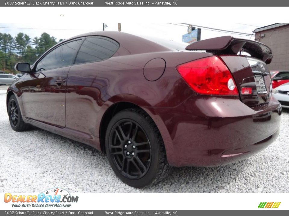2007 Scion tC Black Cherry Pearl / Dark Charcoal Photo #4