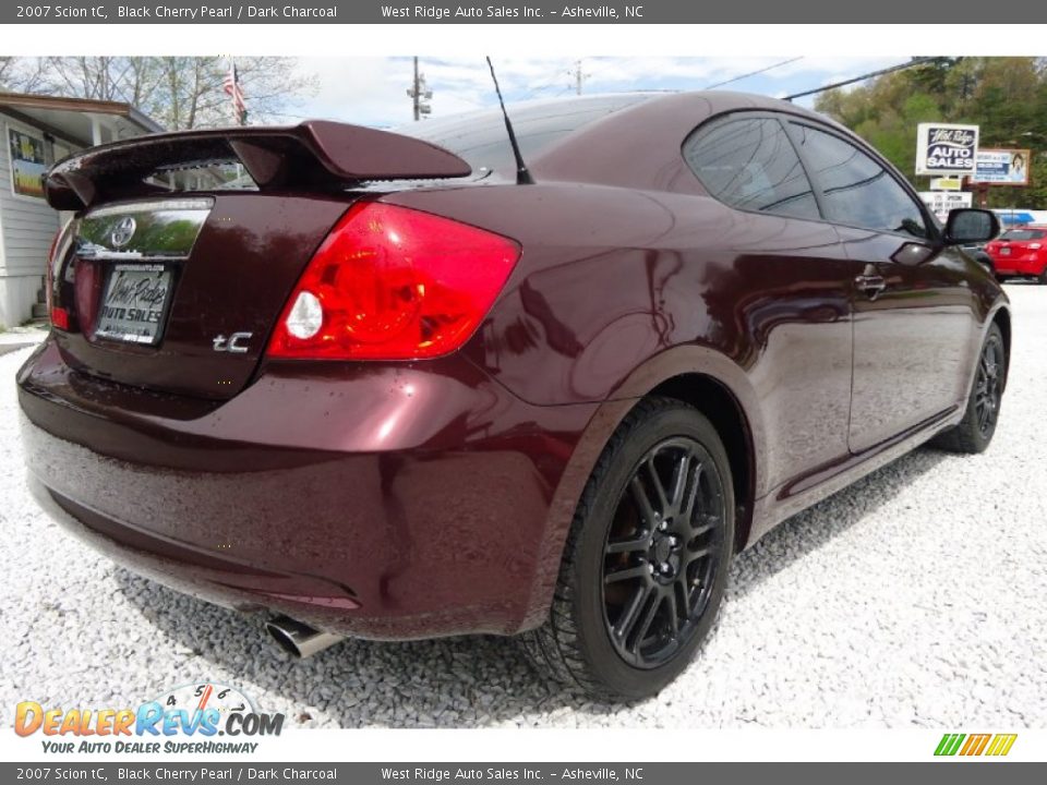 2007 Scion tC Black Cherry Pearl / Dark Charcoal Photo #6