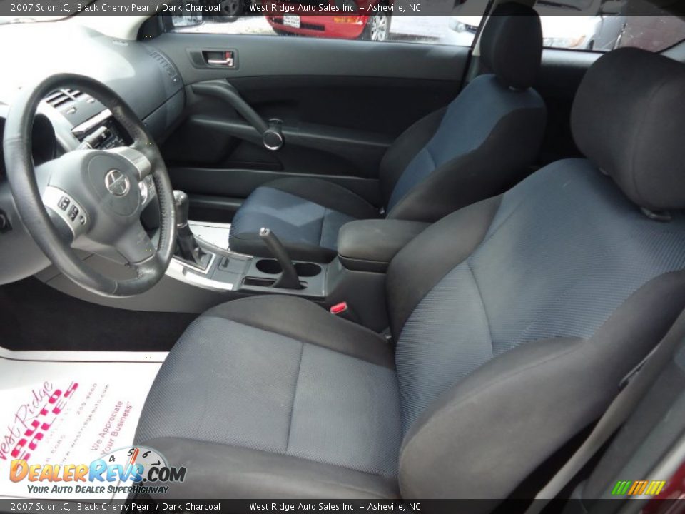 2007 Scion tC Black Cherry Pearl / Dark Charcoal Photo #10
