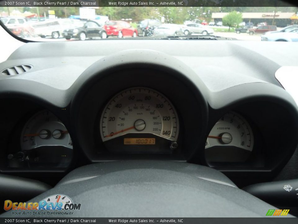 2007 Scion tC Black Cherry Pearl / Dark Charcoal Photo #14
