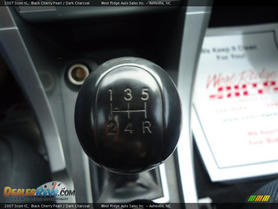 2007 Scion tC Black Cherry Pearl / Dark Charcoal Photo #16