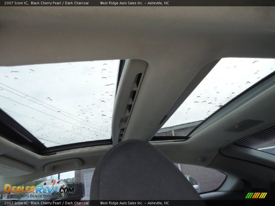 2007 Scion tC Black Cherry Pearl / Dark Charcoal Photo #18