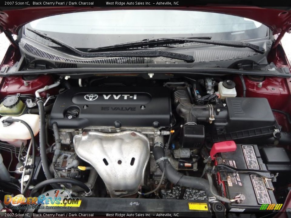 2007 Scion tC Black Cherry Pearl / Dark Charcoal Photo #19