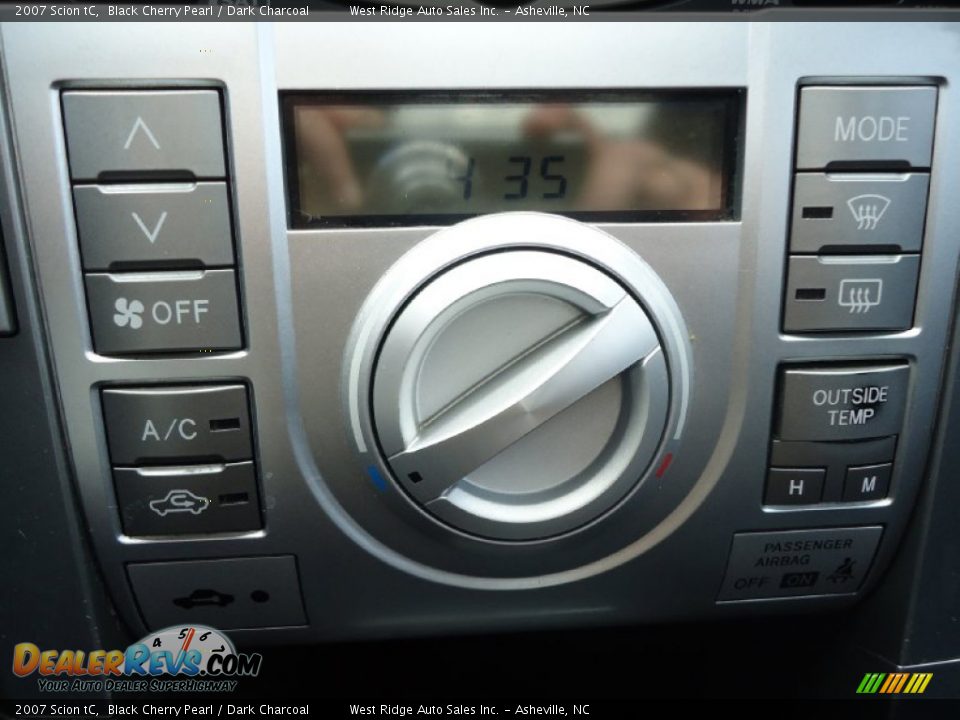 2007 Scion tC Black Cherry Pearl / Dark Charcoal Photo #21