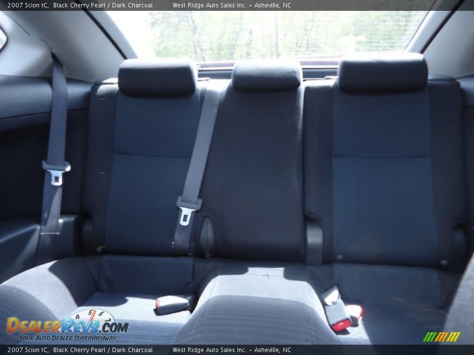 2007 Scion tC Black Cherry Pearl / Dark Charcoal Photo #22