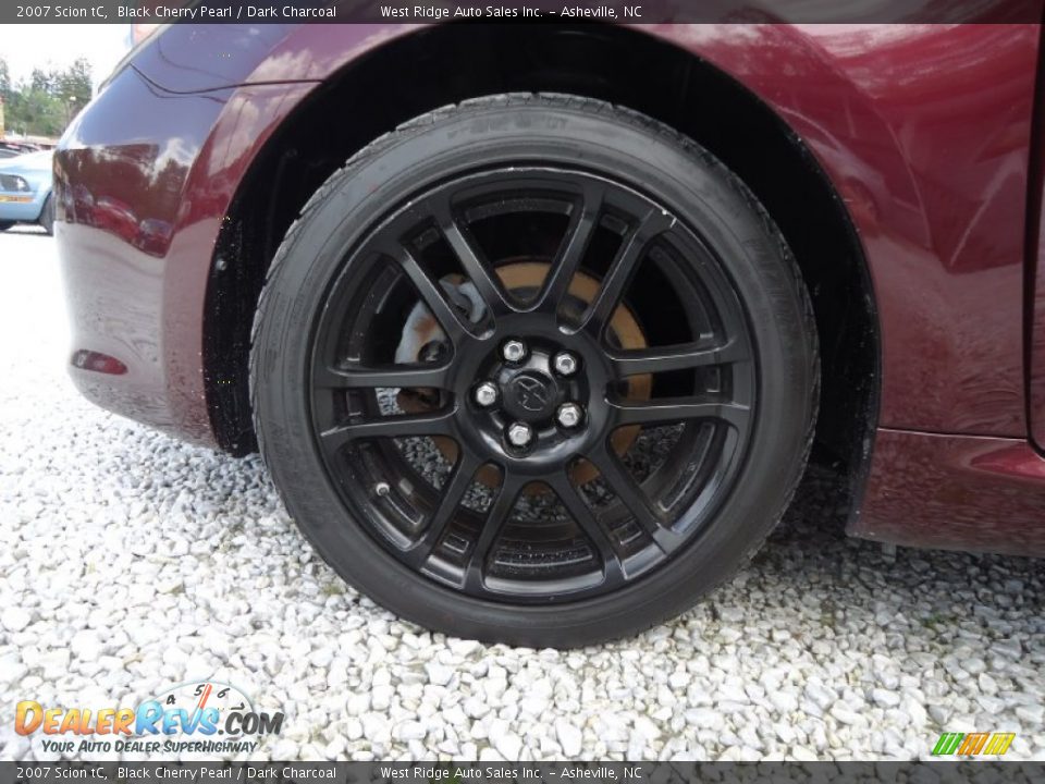2007 Scion tC Black Cherry Pearl / Dark Charcoal Photo #23