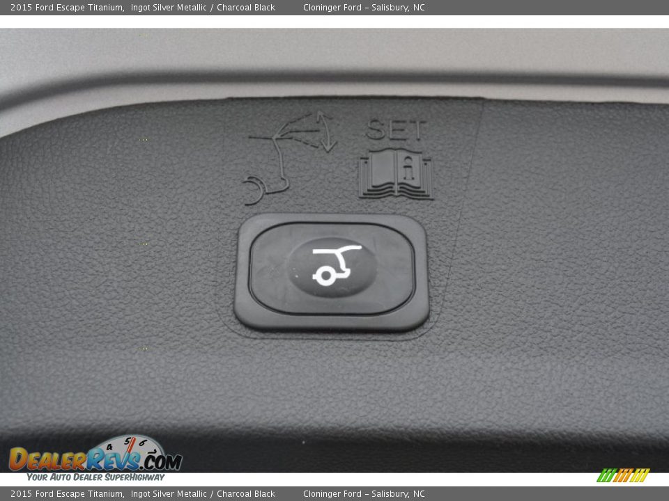 2015 Ford Escape Titanium Ingot Silver Metallic / Charcoal Black Photo #12