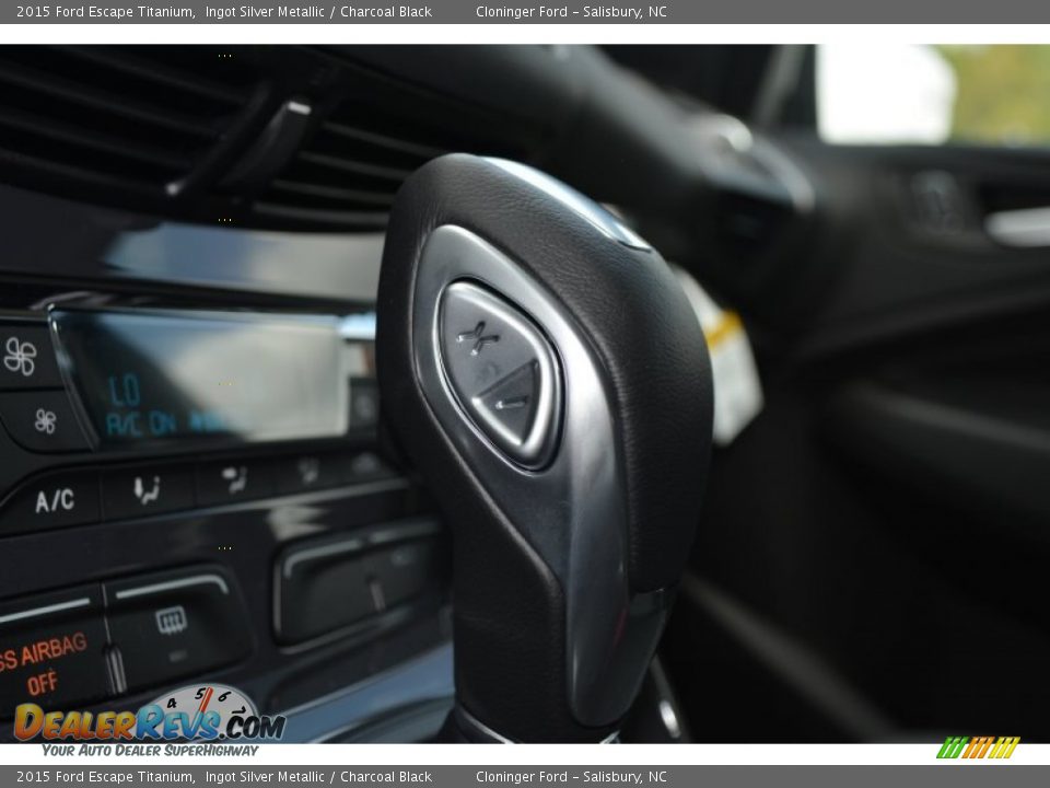2015 Ford Escape Titanium Ingot Silver Metallic / Charcoal Black Photo #21