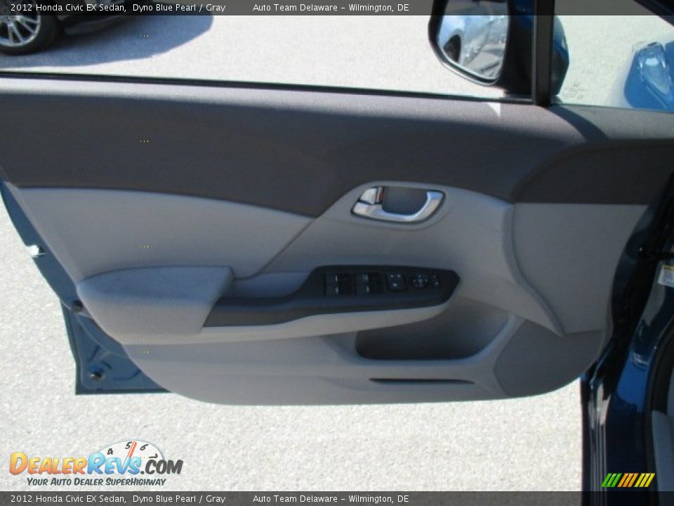 2012 Honda Civic EX Sedan Dyno Blue Pearl / Gray Photo #24
