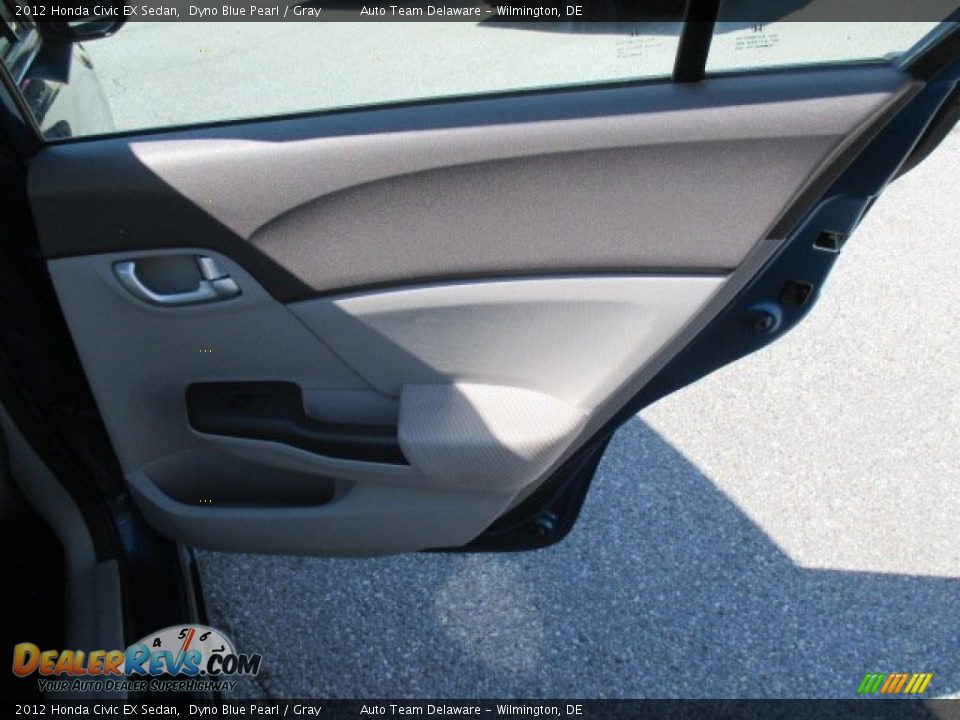 2012 Honda Civic EX Sedan Dyno Blue Pearl / Gray Photo #26