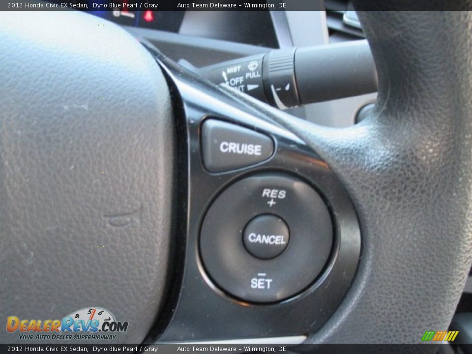 2012 Honda Civic EX Sedan Dyno Blue Pearl / Gray Photo #34