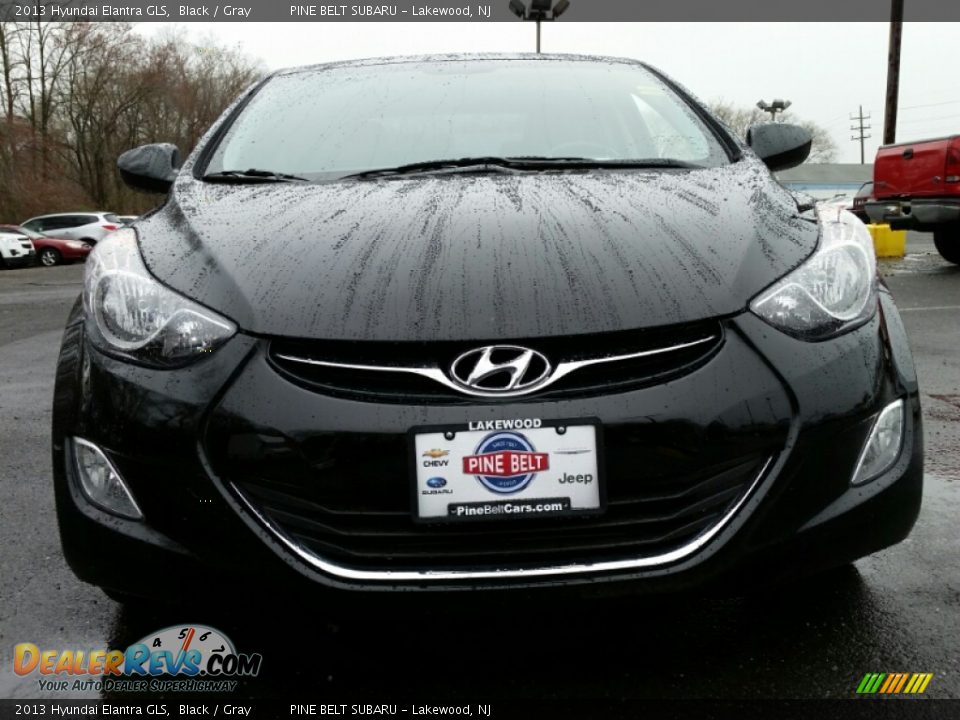 2013 Hyundai Elantra GLS Black / Gray Photo #2