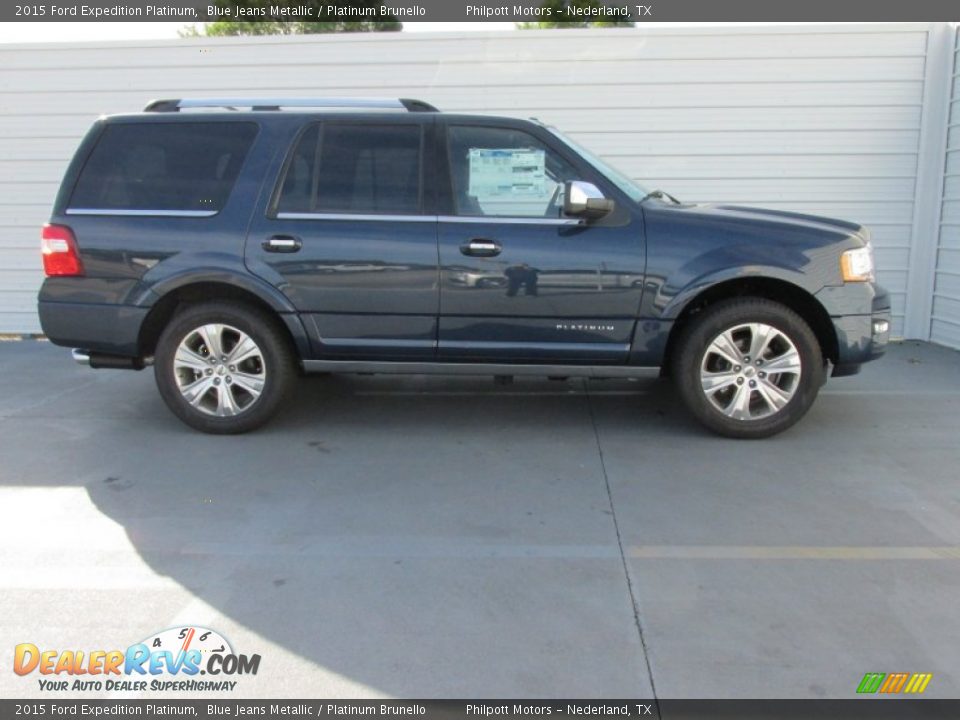 Blue Jeans Metallic 2015 Ford Expedition Platinum Photo #3