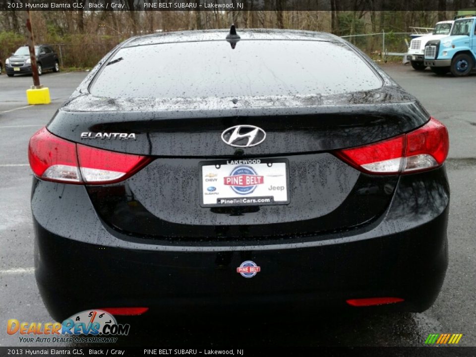 2013 Hyundai Elantra GLS Black / Gray Photo #8