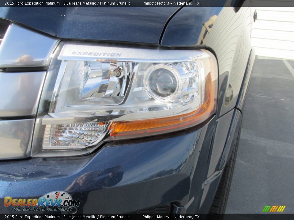 2015 Ford Expedition Platinum Blue Jeans Metallic / Platinum Brunello Photo #9