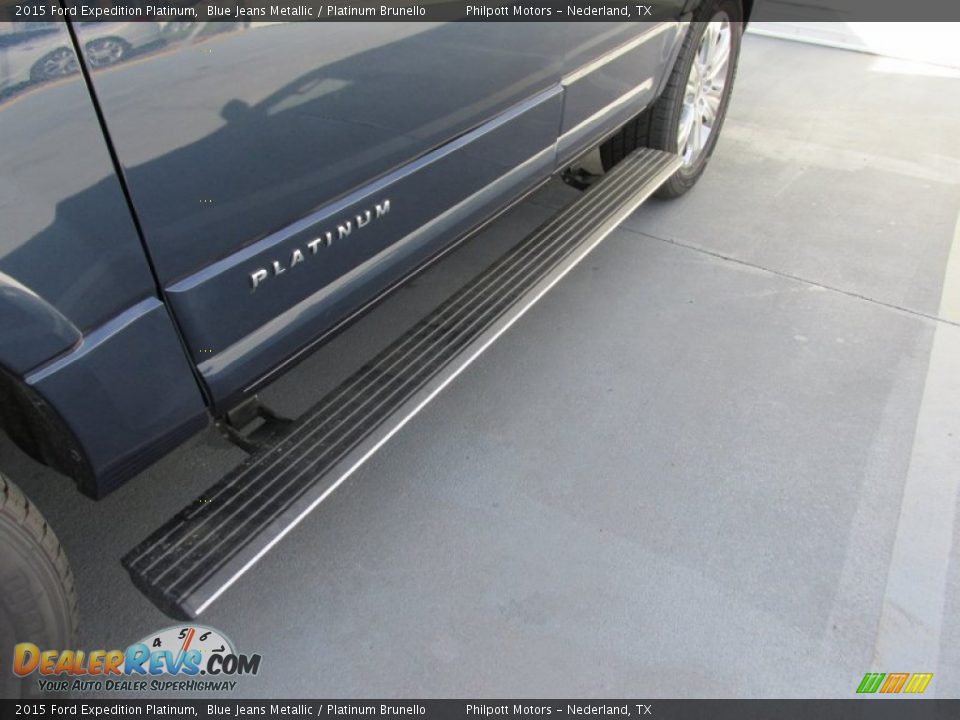 2015 Ford Expedition Platinum Blue Jeans Metallic / Platinum Brunello Photo #12