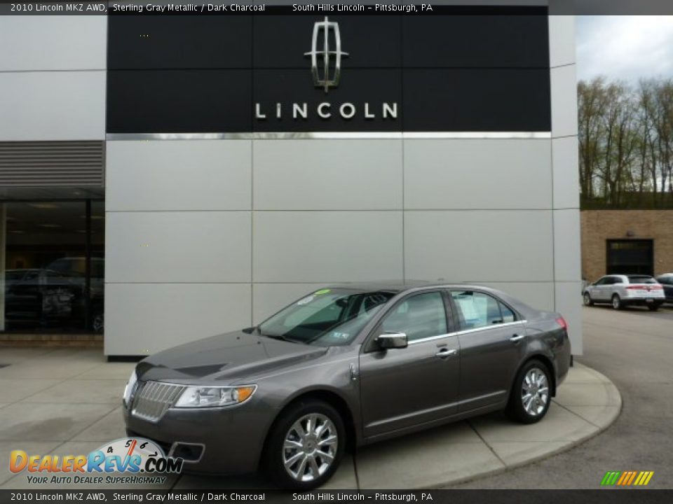 2010 Lincoln MKZ AWD Sterling Gray Metallic / Dark Charcoal Photo #1