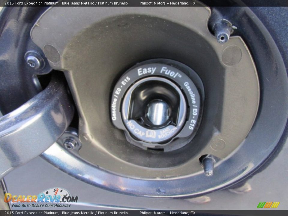 2015 Ford Expedition Platinum Blue Jeans Metallic / Platinum Brunello Photo #16