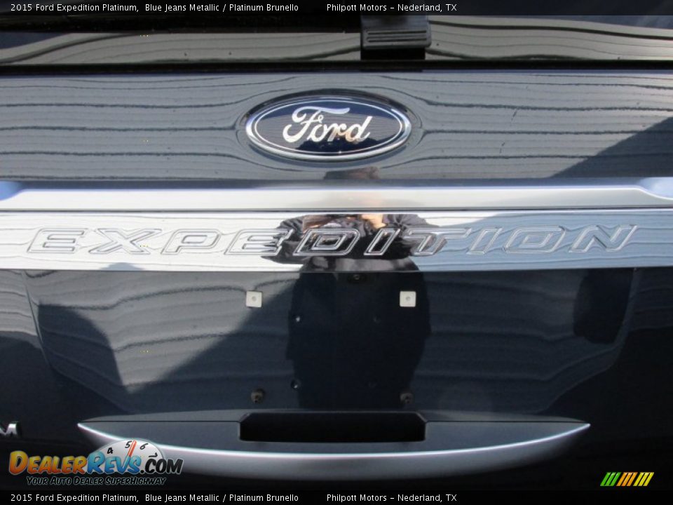 2015 Ford Expedition Platinum Blue Jeans Metallic / Platinum Brunello Photo #17