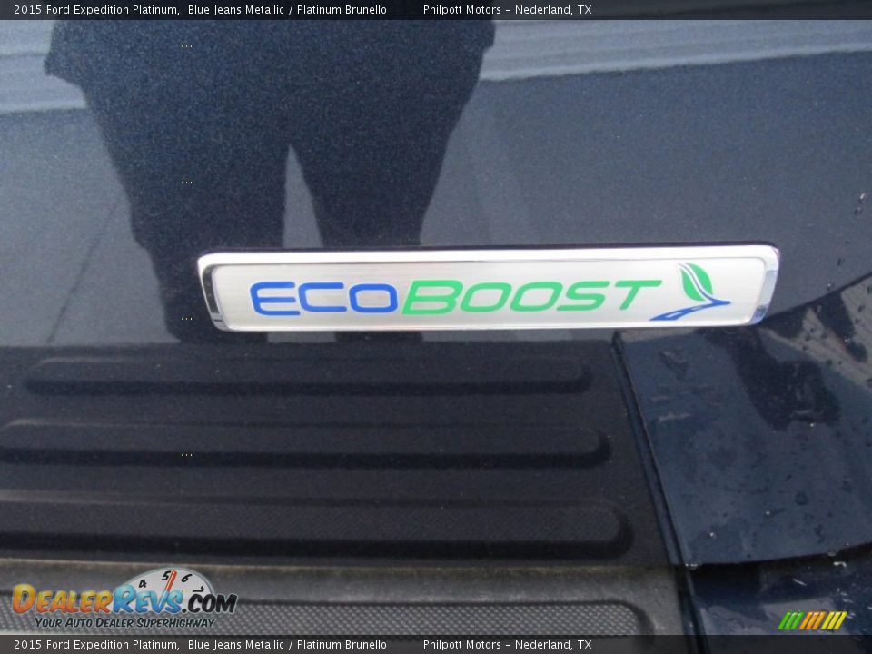 2015 Ford Expedition Platinum Blue Jeans Metallic / Platinum Brunello Photo #18