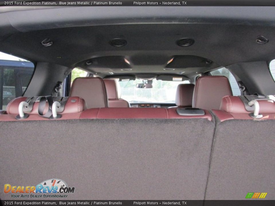 2015 Ford Expedition Platinum Blue Jeans Metallic / Platinum Brunello Photo #20