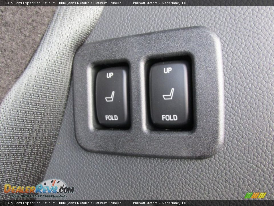 2015 Ford Expedition Platinum Blue Jeans Metallic / Platinum Brunello Photo #22