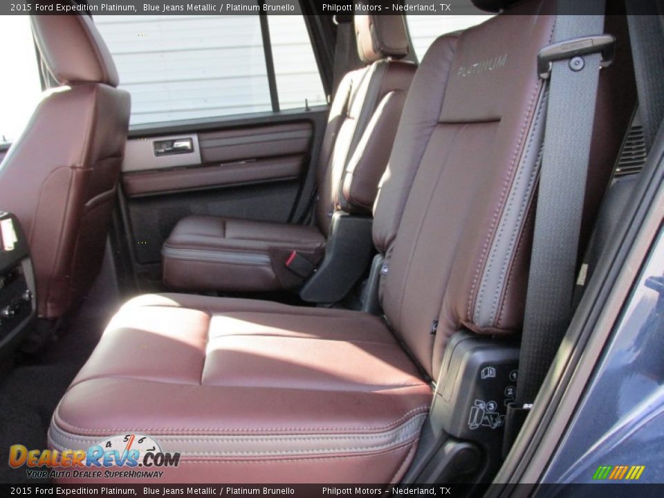 Rear Seat of 2015 Ford Expedition Platinum Photo #25